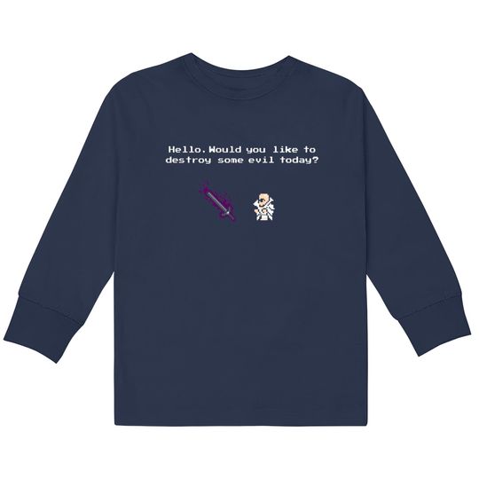 Discover The Stormlight Archive Szeth And Nightblood 8Bit  Kids Long Sleeve T-Shirts