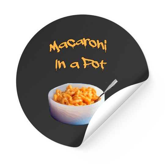 Discover Macaroni In A Pot Wet And Gushy Stickers