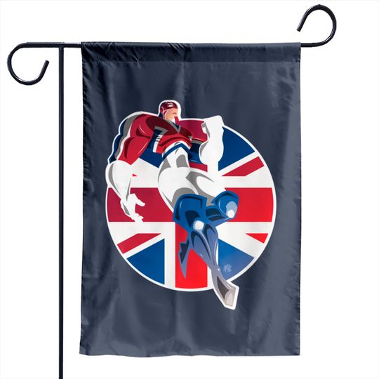 Discover Brian B Soars - Captain Britain - Garden Flags