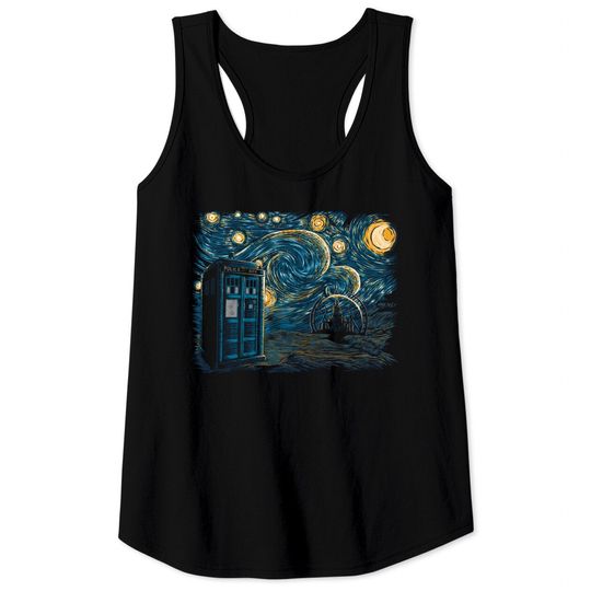 Discover Starry Gallifrey - Doctor Who - Tank Tops
