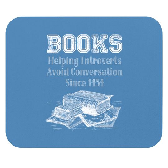 Discover Books Helping Introverts Avoid Conversation Mouse Pads
