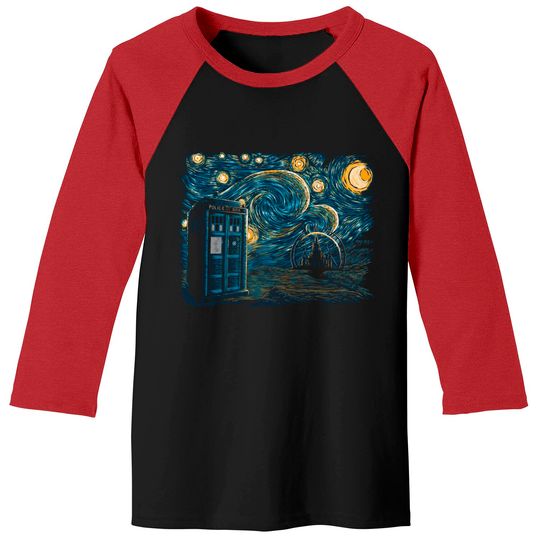 Discover Starry Gallifrey - Doctor Who - Baseball Tees