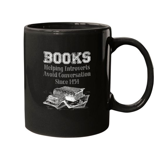 Discover Books Helping Introverts Avoid Conversation Mugs
