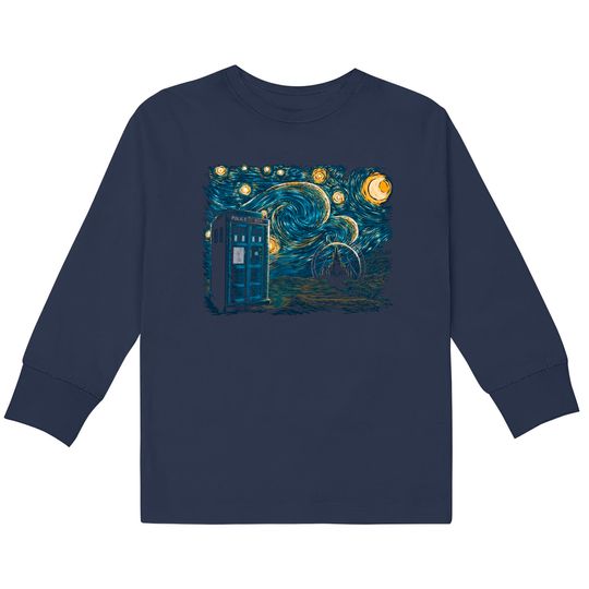Discover Starry Gallifrey - Doctor Who -  Kids Long Sleeve T-Shirts