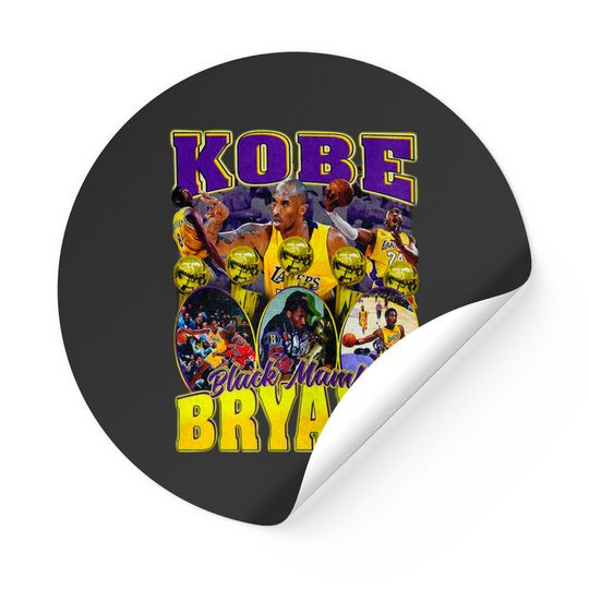 Discover Bryant Stickers, Kobe Sticker, Bryant 90's Inspired Sticker