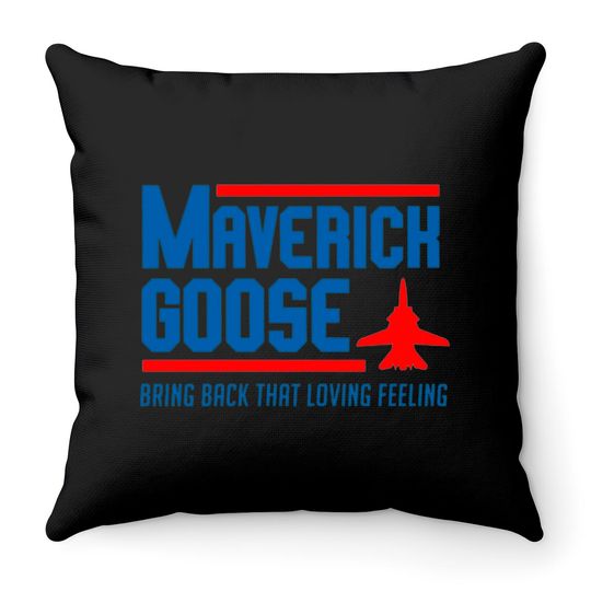 Discover Maverick Goose Throw Pillows