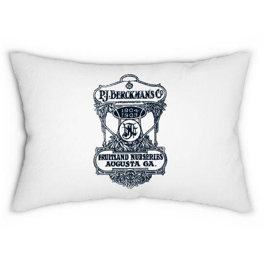 Discover PJ Berckman's Nurseries Augusta GA 1905 Lumbar Pillows