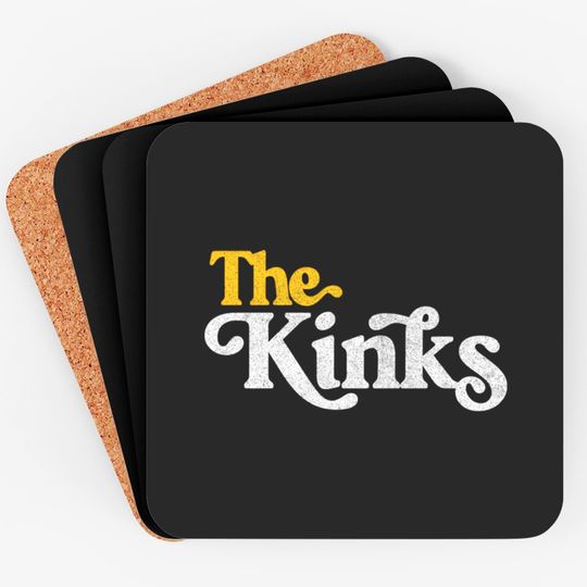 Discover The Kinks / Retro Faded Style - The Kinks - Coasters