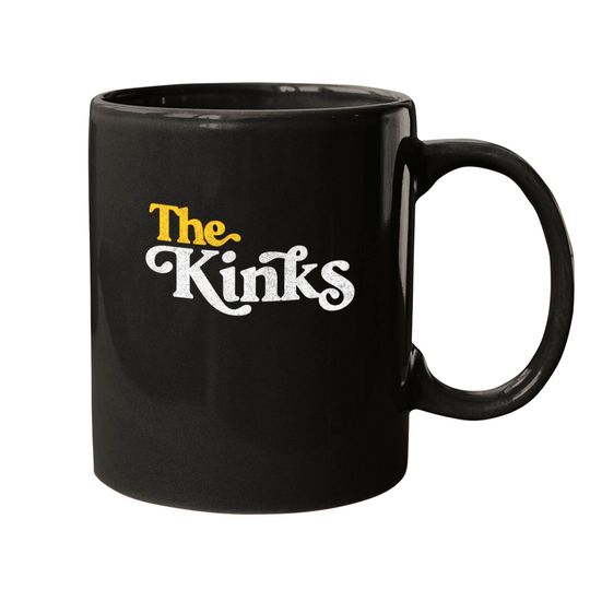 Discover The Kinks / Retro Faded Style - The Kinks - Mugs