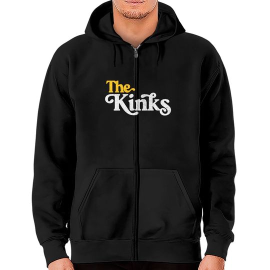 Discover The Kinks / Retro Faded Style - The Kinks - Zip Hoodies