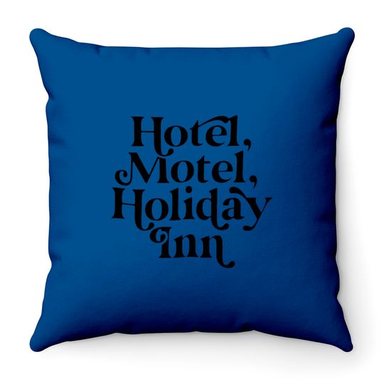 Discover Hotel, Motel, Holiday Inn - Hip Hop - Throw Pillows