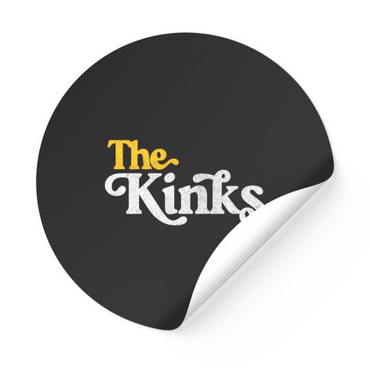 Discover The Kinks / Retro Faded Style - The Kinks - Stickers