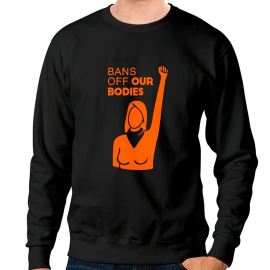 Discover Womens Bans Off Our Bodies V-Neck Sweatshirts