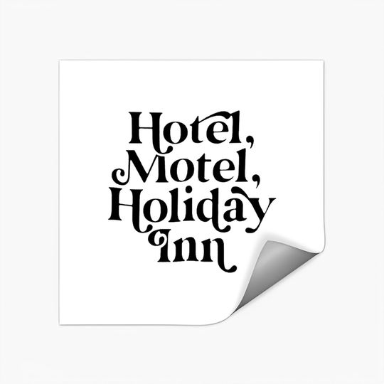 Discover Hotel, Motel, Holiday Inn - Hip Hop - Stickers