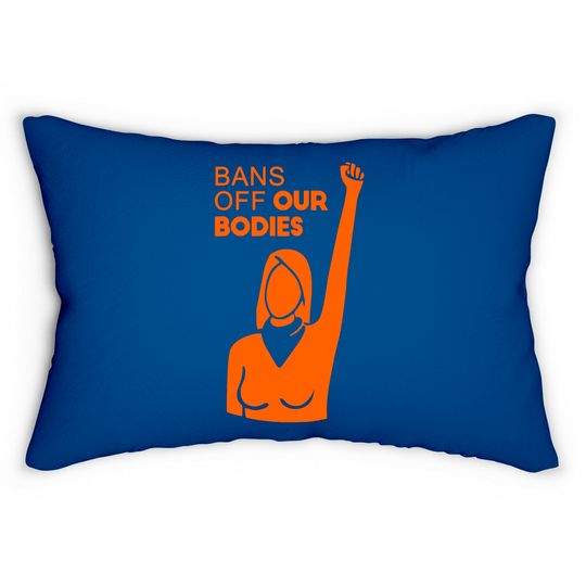 Discover Womens Bans Off Our Bodies V-Neck Lumbar Pillows