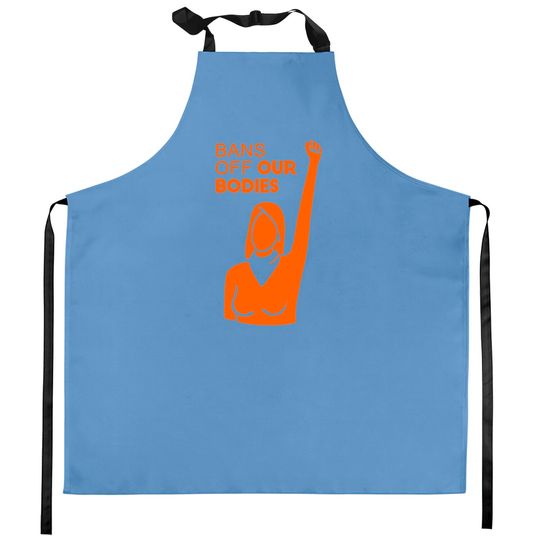 Discover Womens Bans Off Our Bodies V-Neck Kitchen Aprons