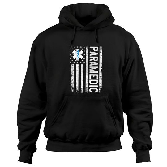 Discover Paramedic Hoodies, American Flag Paramedic Gift, EMT Hoodies