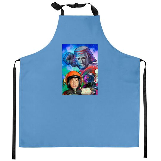 Discover Johnny Sokko and his Flying Robot - Nesshead - Kitchen Aprons