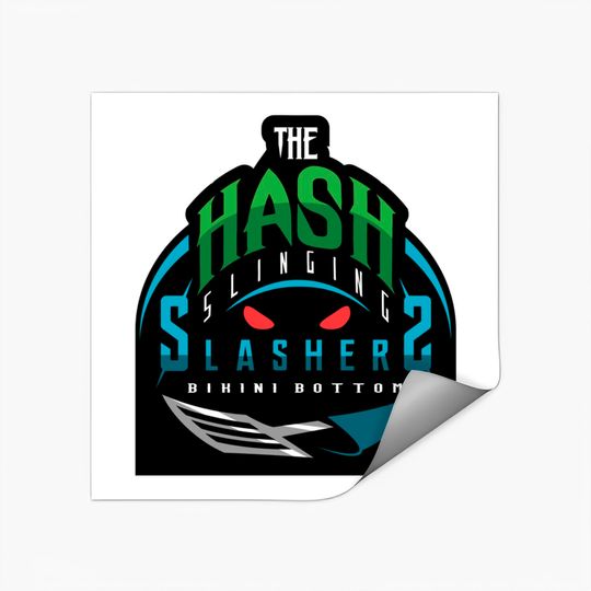 Discover The Hash Slinging Slashers/Sports Logo - Hash Slinging Slasher - Stickers