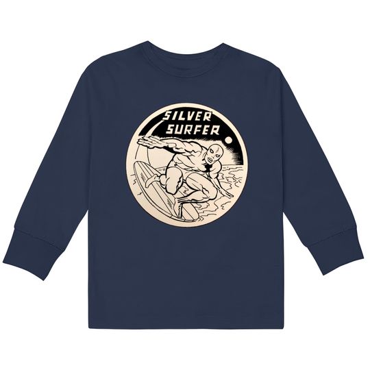 Discover Silver Surfer - rare! - Silver Surfer -  Kids Long Sleeve T-Shirts