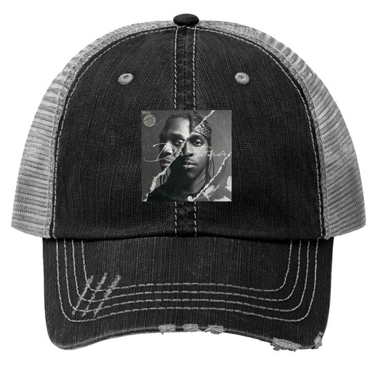 Discover Pusha T Trucker Hats | Daytona Album Cover | Hip Hop Clothing | Hip Hop Trucker Hat