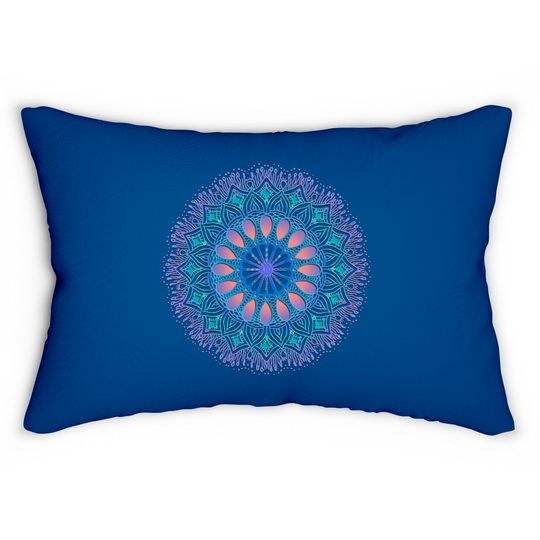 Discover Mandala doodle0009 - Mandala - Lumbar Pillows