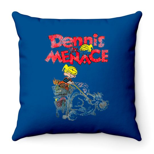 Discover Hey Mr. Wilson!!! - Dennis The Menace - Throw Pillows