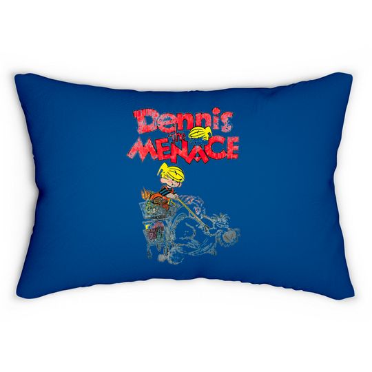 Discover Hey Mr. Wilson!!! - Dennis The Menace - Lumbar Pillows