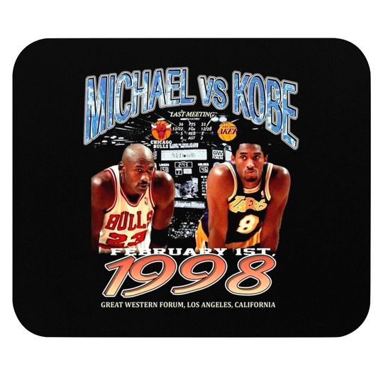 Discover Legend Kobe Bryant x Michael Jordan Vintage Mouse Pads