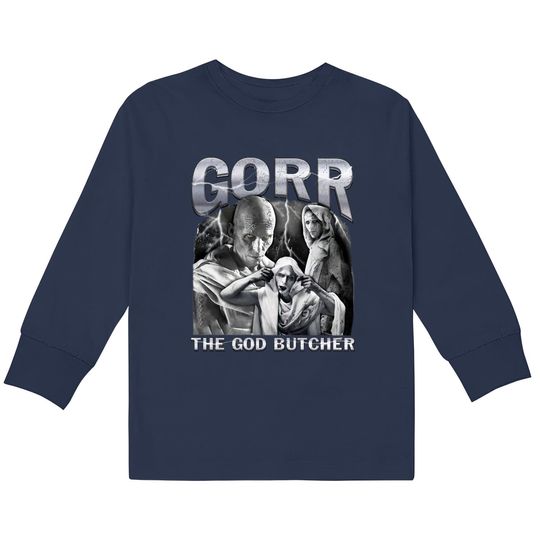 Discover Marvel Gorr The God Butcher Thor Love And Thunder  Kids Long Sleeve T-Shirts