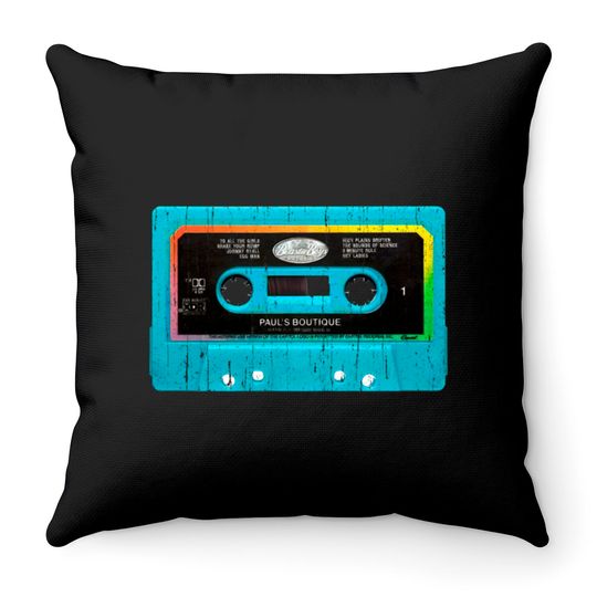 Discover Beastie Boys beastie boys paul s boutique cassette Throw Pillows