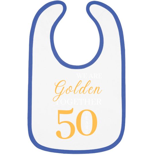Discover 50th Golden Marriage Anniversary Bibs
