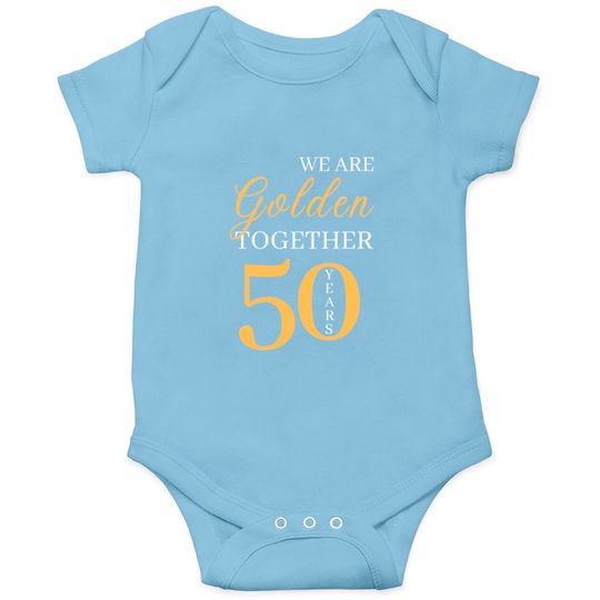 Discover 50th Golden Marriage Anniversary Onesies