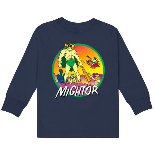 Discover Mightor Cartoon - Mightor -  Kids Long Sleeve T-Shirts