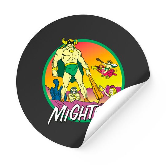 Discover Mightor Cartoon - Mightor - Stickers