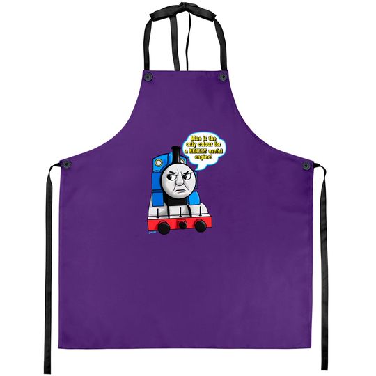 Discover "Blue is the only colour" Thomas - Thomas Tank Engine - Aprons