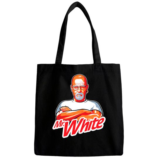 Discover Mr. White on a dark tee - Breaking Bad - Bags