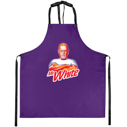 Discover Mr. White on a dark Apron - Breaking Bad - Aprons