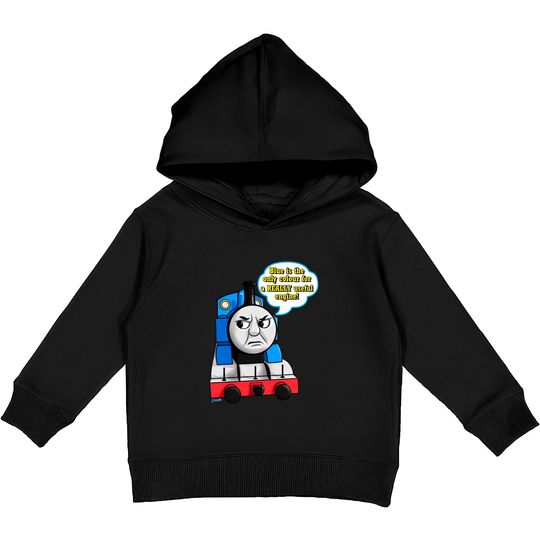 Discover "Blue is the only colour" Thomas - Thomas Tank Engine - Kids Pullover Hoodies