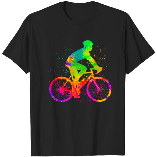 Discover Mountain Bike Rider MTB Bicycle Riding Cyclist T-shirt