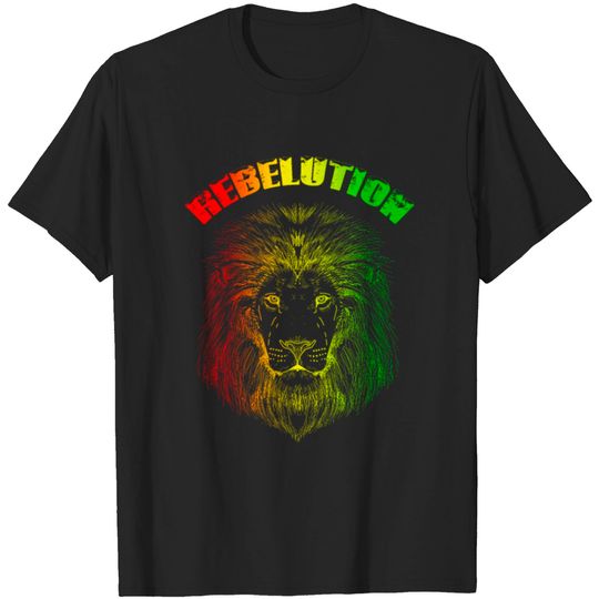 Discover Rebelution Lion T-Shirt Reggae Gift T-shirt
