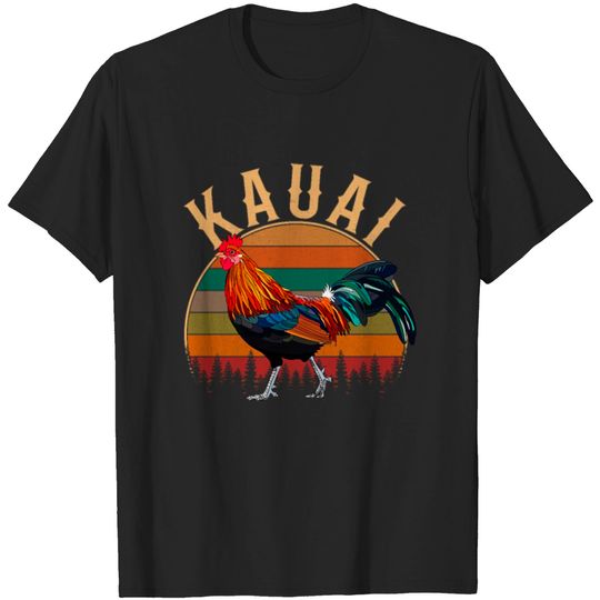 Discover kauai chicken rooster hawaii T-shirt