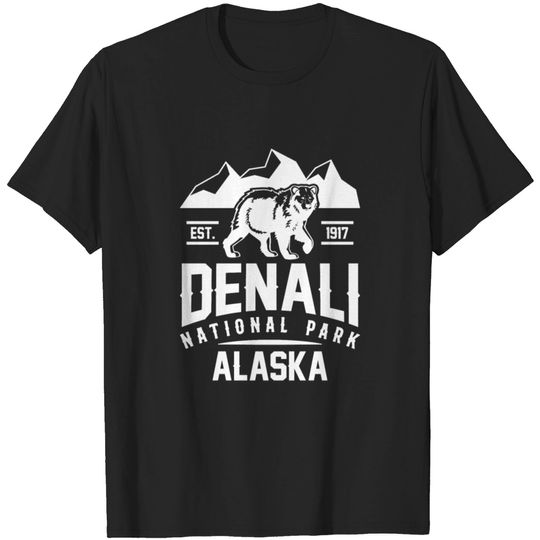 Discover Alaska Denali National Park Alaskan Pure Nature Be T-shirt