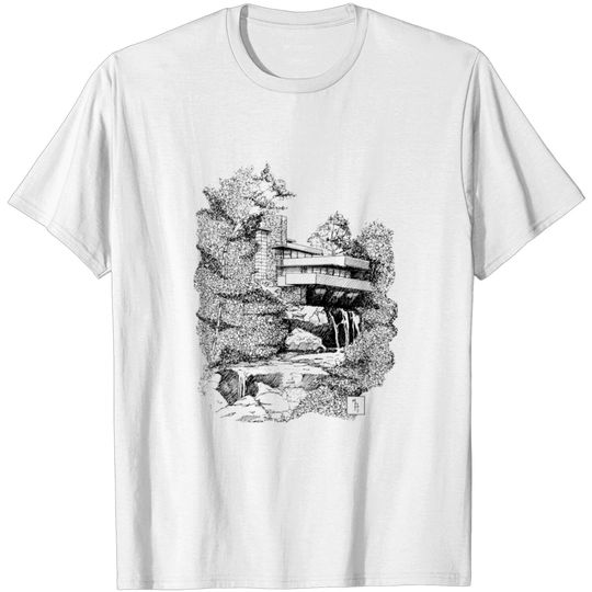 Discover Fallingwater House - Frank Lloyd Wright T-shirt