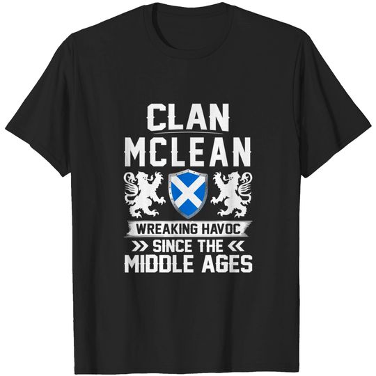 Discover Clan MCLEAN scottish family scotland t shirt T-shirt