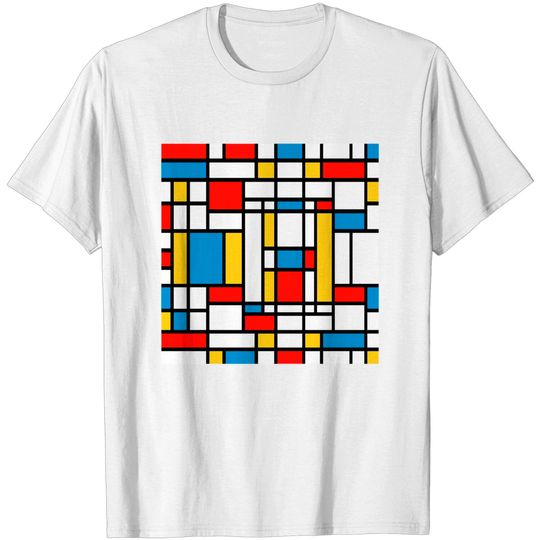 Discover Tribute to Mondrian No2 - Mondrian - T-Shirt