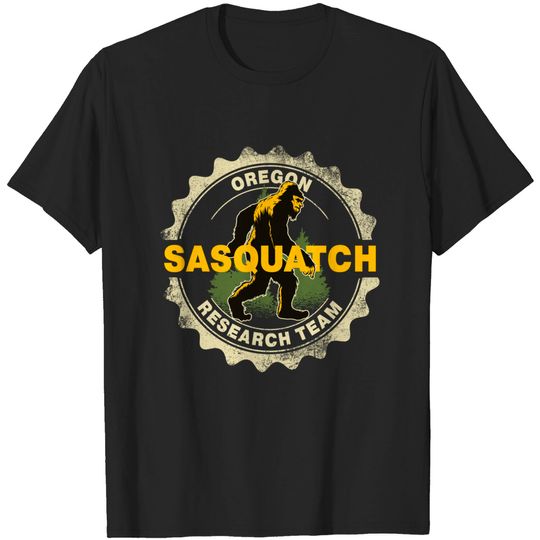 Discover Oregon Sasquatch Research Team Bigfoot Believer Fan T-Shirt