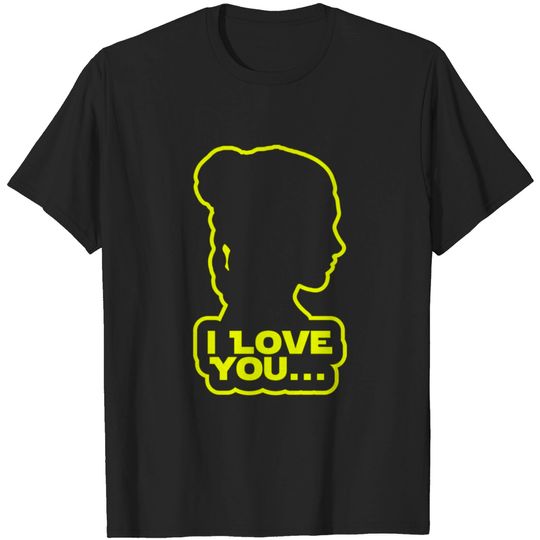 Discover I love you, Princess Leia T-shirt