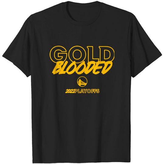 Discover Warriors Gold Blooded 2022 Playoffs Classic T-Shirt