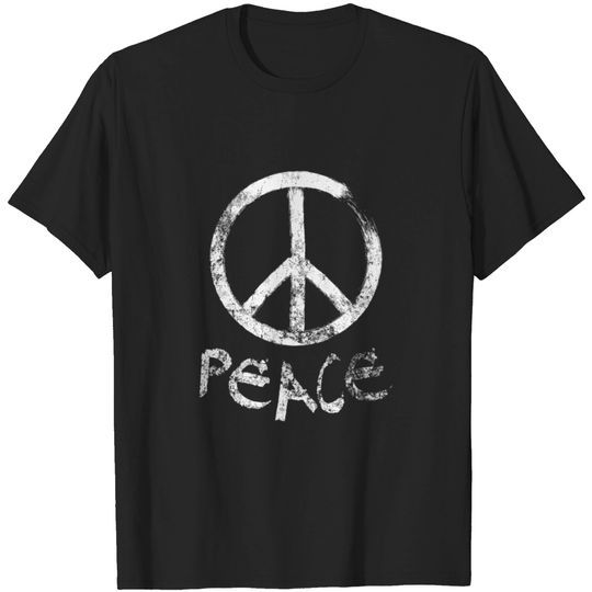 Discover Peace Sign Vintage T-shirt